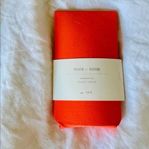 Orange tights from Anthropologie